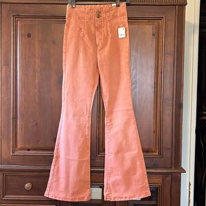 Free People High Rise Flare Leg jeans